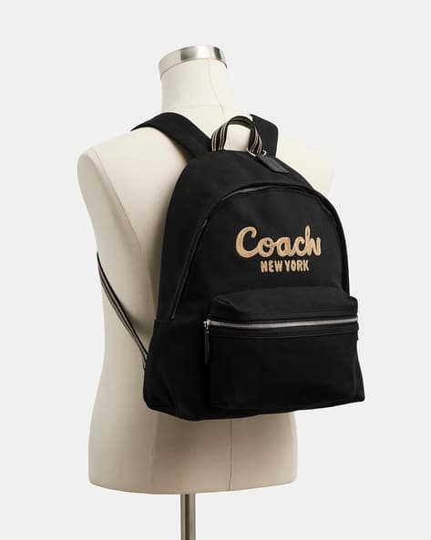 Buy Coach Cargo Backpack | Black Color Women | AJIO LUXE