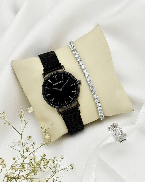 Joker & Witch Women Analogue Watch with Bracelet & Ring - JWLT476