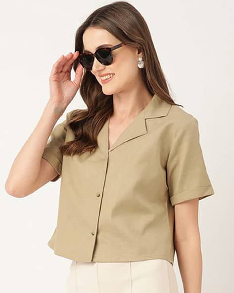 KASHIANXSTYLE Women Regular Fit Knitted Shirt