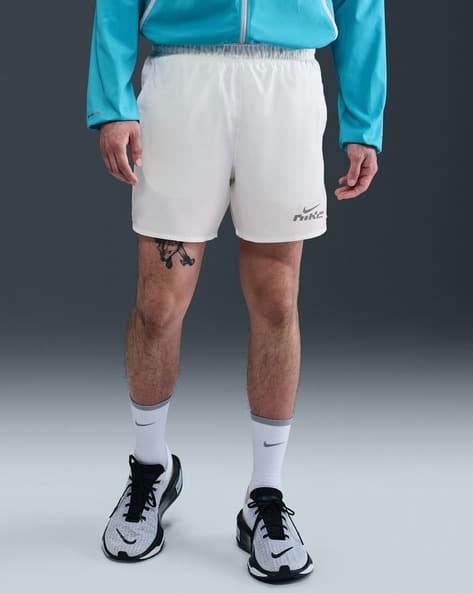 white nike challenger shorts
