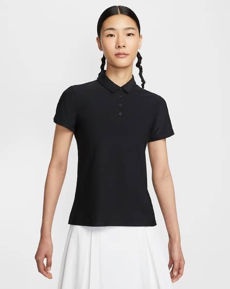 NIKE Women AS DF Victory Regular Fit Polo T-Shirt