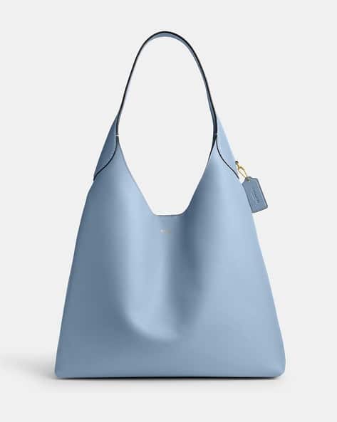 Buy Coach Brooklyn 39 Leather Large Shoulder Bag | Blue Color