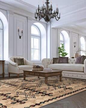sapana carpet-mats Tribal Print Anti-Skid Carpet 83" x 59" -picture-14
