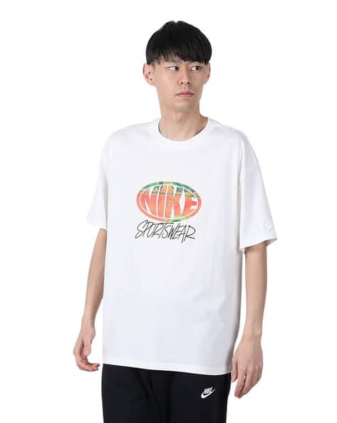 NIKE Men AS NSW M90 OPP1 Regular Fit Crew-Neck T-Shirt