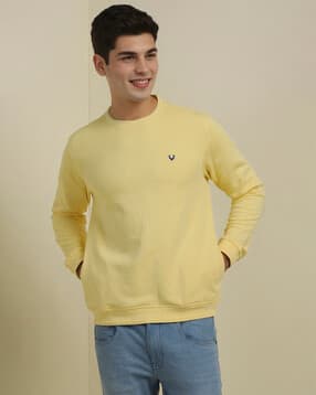 allen solly Men Regular Fit Crew-Neck Sweatshirt-picture-15