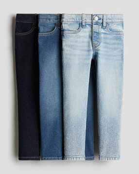 h&m Boys Mid Rise Cotton Straight Jeans-picture-44