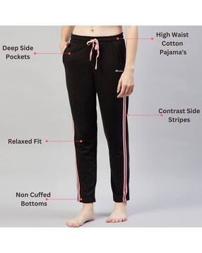 blinkin Women Striped Fitted Track Pants with Insert Pockets-picture-19