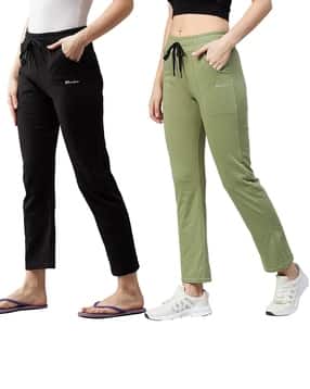 Women Pack of 2 Fitted Trackpants with Insert Pockets-image-2