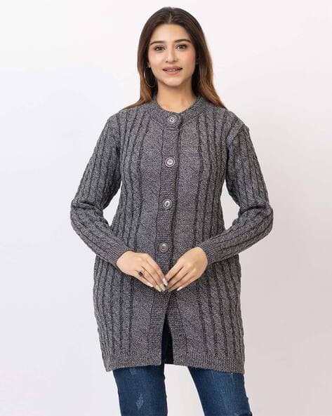 Buy Grey Sweaters Cardigans for Women by Twenty Me Online