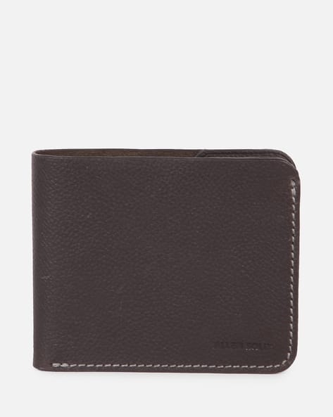 Men Leather Bi-Fold Textured Wallet