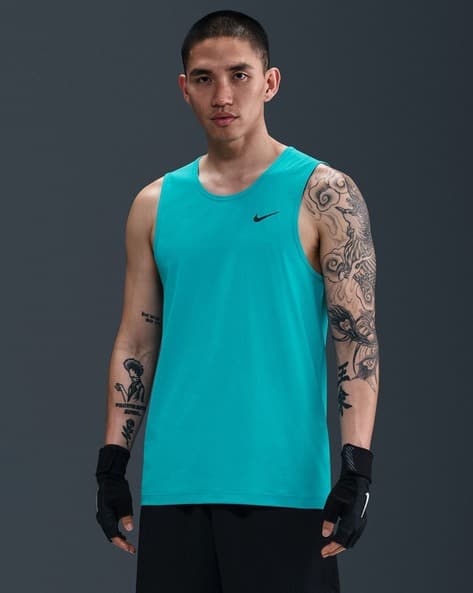 Men As Dri-Fit Hyverse Regular Fit Round-Neck Tank T-Shirt