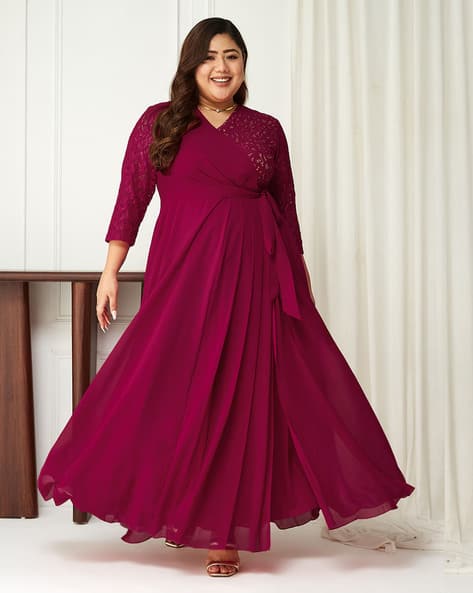 slim fit dress slacks B6850 | Misses' Jewel or V-neck Fit & Flare Dresses