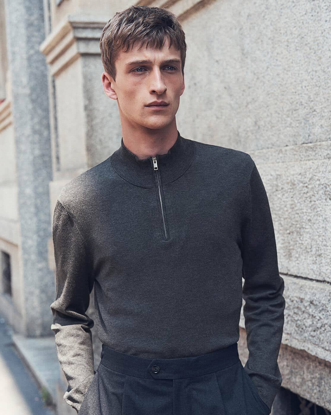 Rare Rabbit White Turtleneck Knit Sweater Buy Grey Sweaters