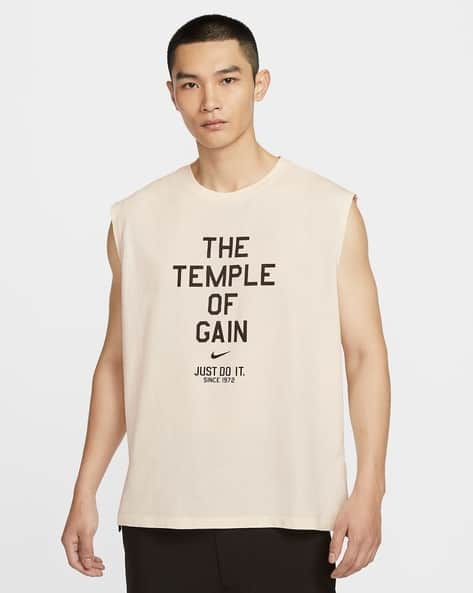 Men As Gym Culture Regular Fit Crew-Neck T-Shirt