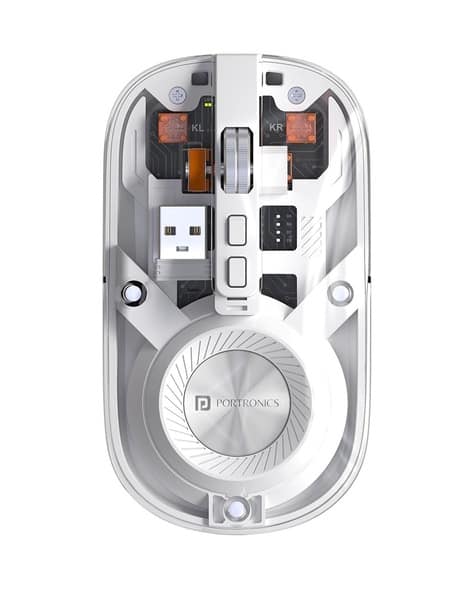 Portronics Dual Mode Wireless Connectivity Mouse-POR-2151