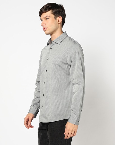 Long Sleeve Men Shirts Armani Shirt Online Buy Grey Shirts For Men