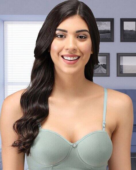 CUMSIN Back Closure Lightly-Padded Bra