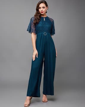 miss chase Women Lace Jumpsuit with Insert Pocket-picture-20