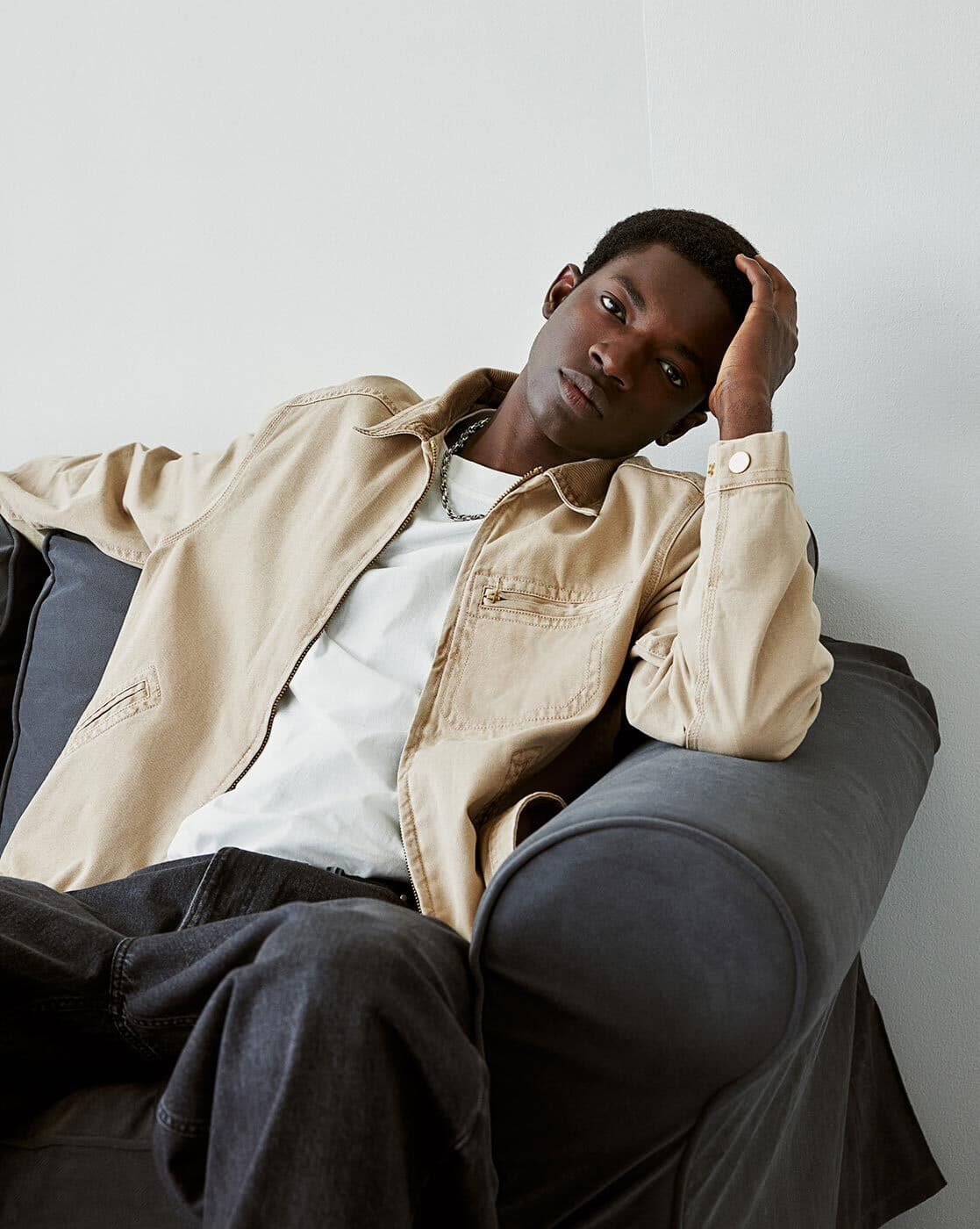 Buy Beige Jackets & Coats for Men by H&M Online | Ajio.com