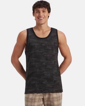 jockey Men Printed Sleeveless Vest-picture-29