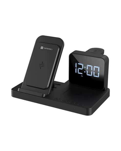 Bella 15W Wireless Charger with Alarm Clock Phone Charging Earbud Charging  Watch Charging-2119