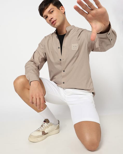 Clothing Armani Exchange Button Up Shirt Armani Exchange 6DZC26