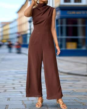 divawalk Women Round Neck Sleeveless Jumpsuit-picture-6