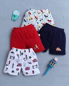 bumzee Pack of 4 Shorts with Elasticated Waistband -picture-11