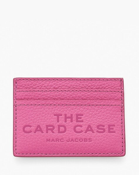 Buy MARC JACOBS The Leather Card Case | Hot Pink Color Women