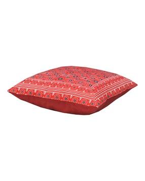 Printed Square Shape Cushion Cover-image-2