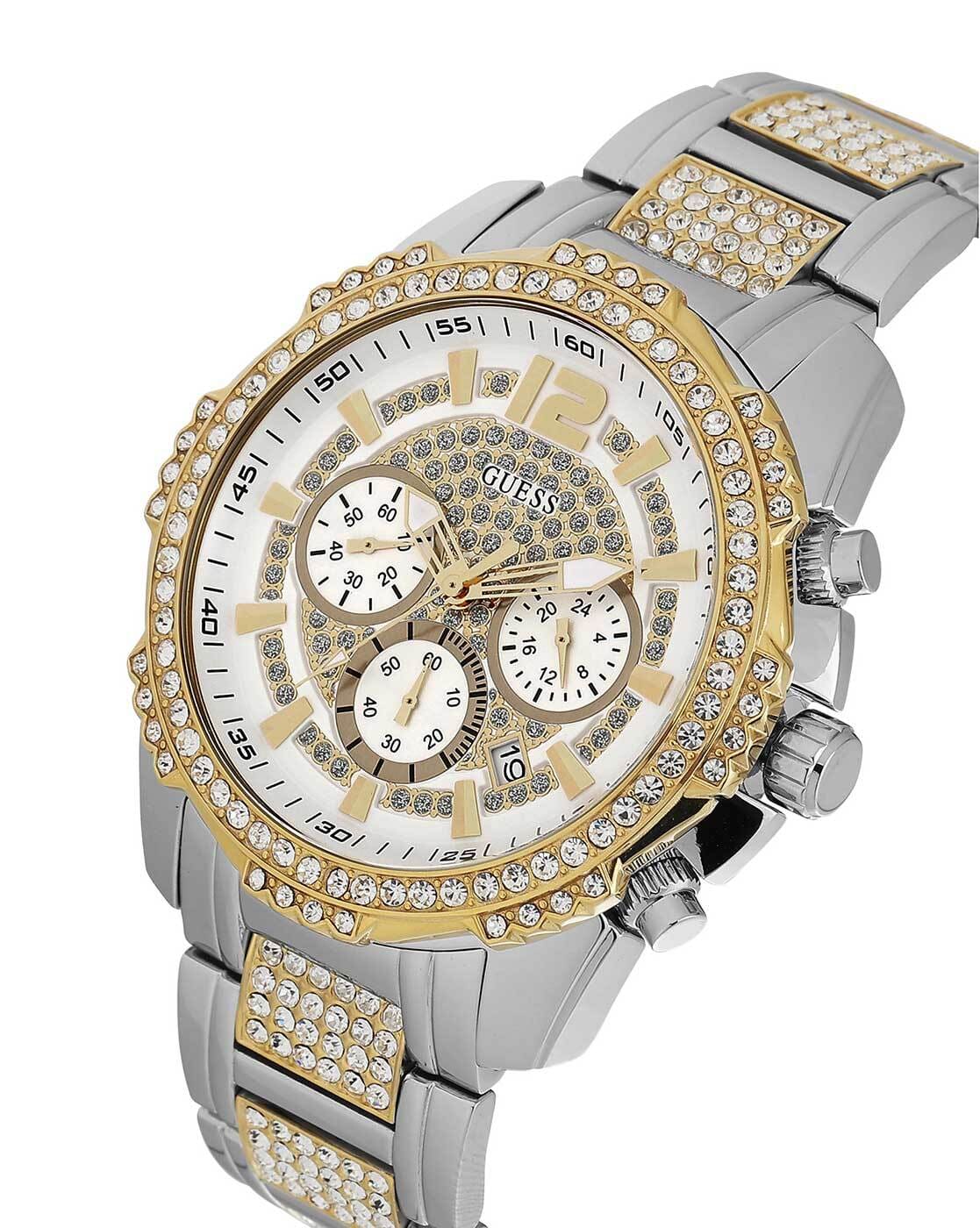 Buy Silver-Toned Watches for Men by GUESS Online | Ajio.com