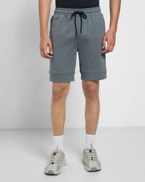 ajile by pantaloons Men Flat Front Regular Fit Bermuda Shorts-picture-14