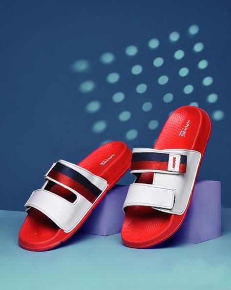 Buy Red Flip Flop Slippers for Men by SUNSHINE Online