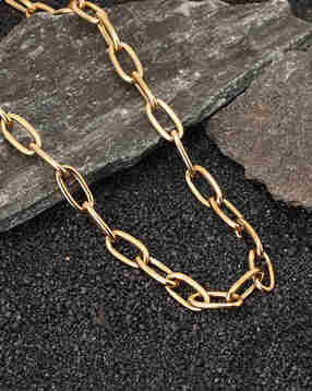 french accent Men Link Chain with Lobster Claw-picture-53