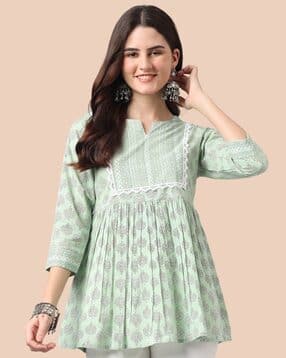 picknpick Women Printed Regular Fit Top -picture-52