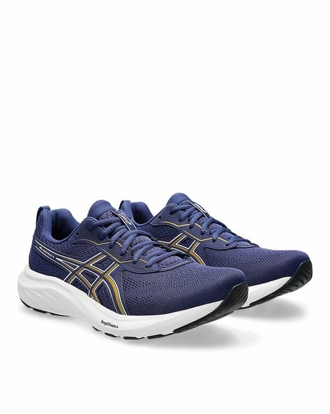 Men GEL-CONTEND Lace-Up Synthetic Fibre Running Shoes