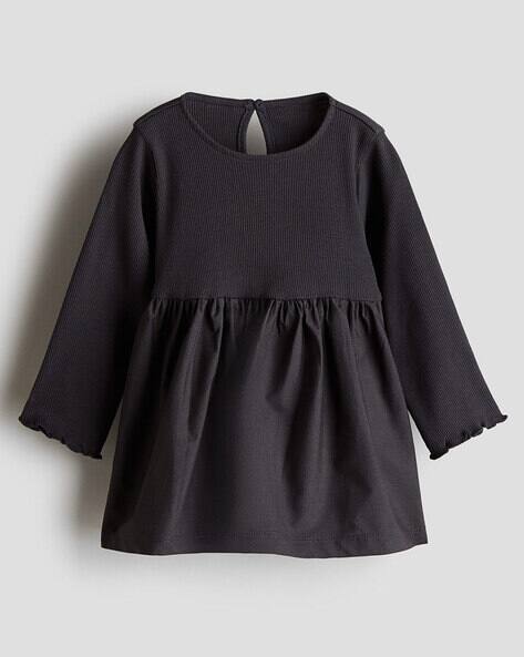 Buy H&M Girls Round Neck A-line Dress Online | Ajio.com