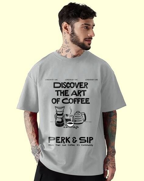 AUSK Men Loose Fit Round-Neck T-Shirt