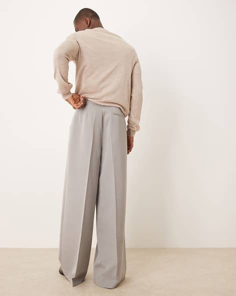 ASOS DESIGN Extreme Wide-Leg Pleated Trousers - Image 3