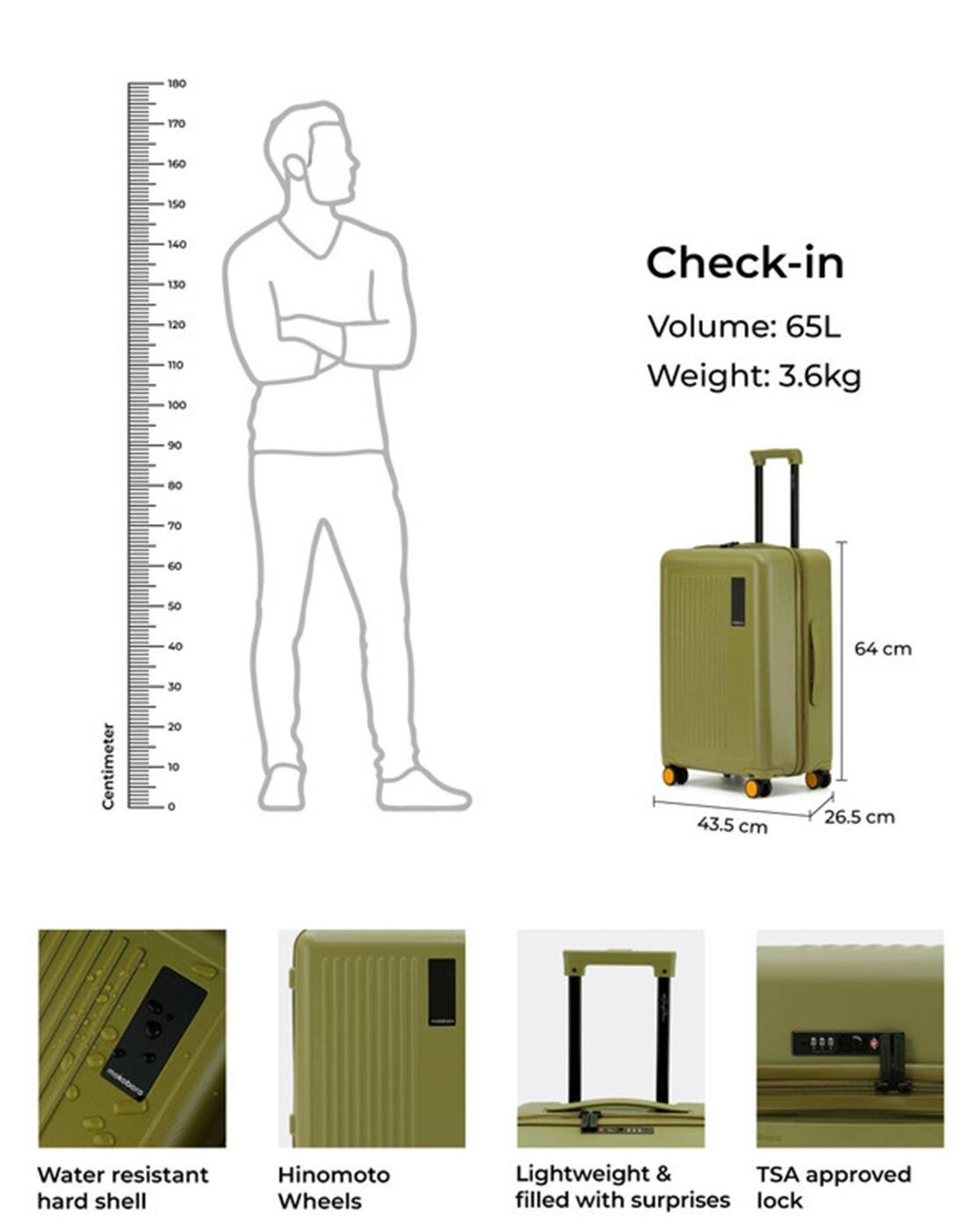 Buy Mokobara Transit Luggage Checkin Hard  Online | Ajio.com