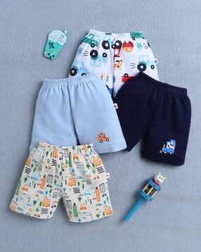 bumzee Pack of 4 Shorts with Elasticated Waistband -picture-16
