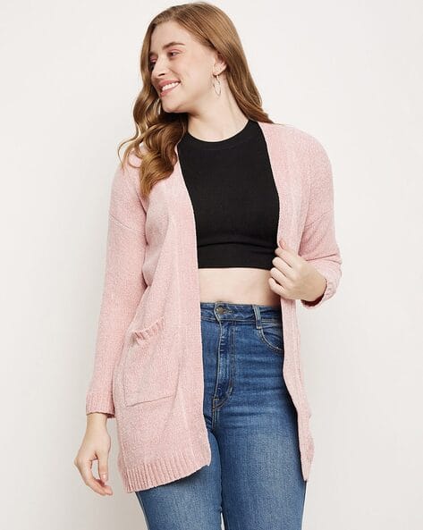 Buy Peach Shrugs Jackets for Women by MADAME Online