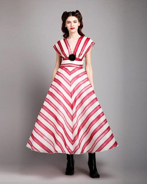 Buy Pink Dresses for Women by Gauri Nainika Online