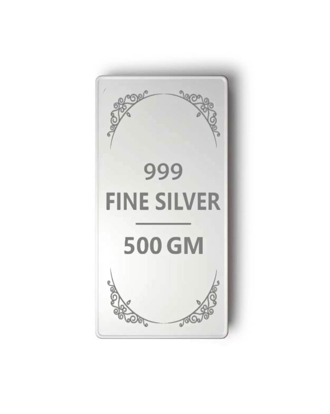 Muthoot PAPPACHAN 500 Gm For Women (999, FreeSize) Women Pure Silver Bar For Women (Silver, FreeSize)