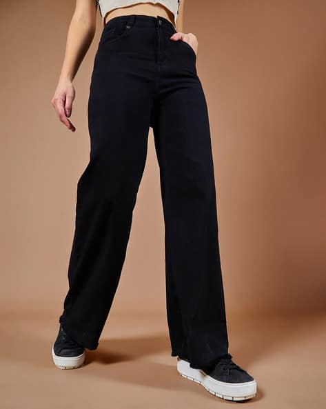 LEIA Women High Rise Relaxed Jeans