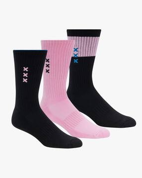 scotch & soda Men Pack of 3 Terry Crew Socks-picture-11