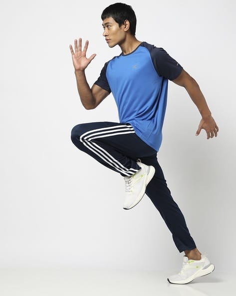 Men Regular Fit Round-Neck Running T-Shirt