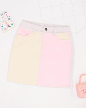 pantaloons junior Girls Colourblock Skirt-picture-25