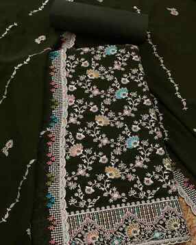 Women Embroidered 3-Piece Unstitched Dress Material