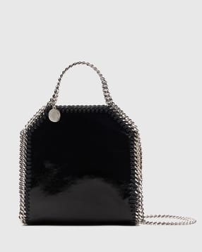 トートバッグ Stella McCartney FALABELLA TINY BAG ECO SHINY DOTTED CHAM Stella McCartney Stella McCartney Tiny Tote Eco Shiny Dotted